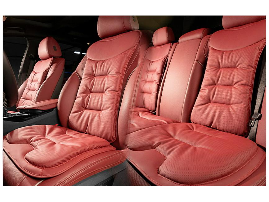 Всесезонные чехлы на сиденья автомобиля из кожи наппа для Mercedes-Benz, BMW, Tesla и Volkswagen - Мягкие для лета