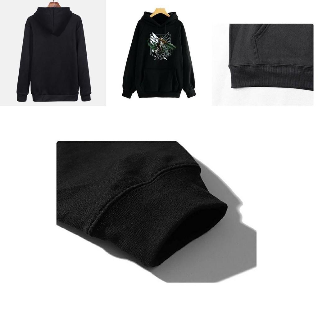 Уютная толстовка с капюшоном Корпуса Разведки из Атаки Титанов Микаса Эрен Идеально подходит для подростков и взрослых