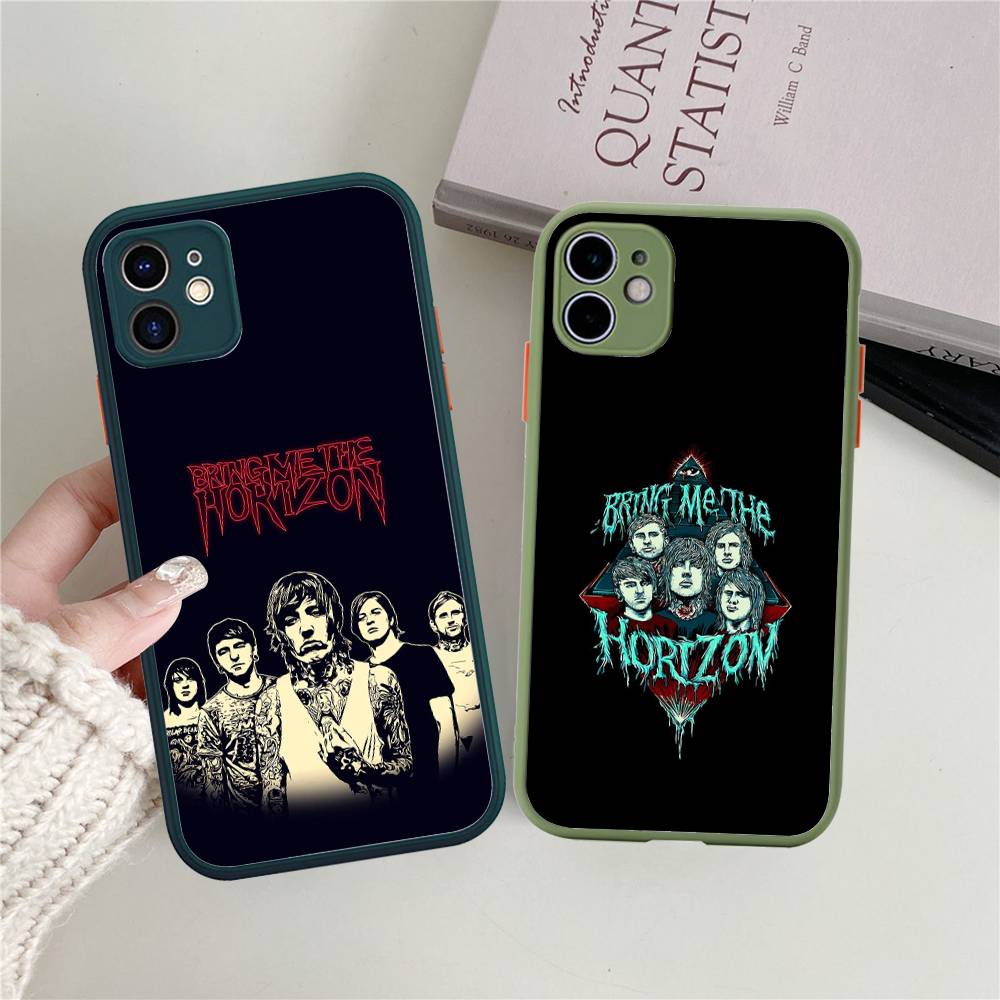 Bring Me The BMTH Horizon Matte Translucent Phone Case For iphone 16 ProMax 15 14 13 12 11 X XS PRO Plus