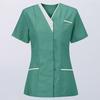 Униформа медсестры, топы, женские комбинезоны с v-образным вырезом и короткими рукавами, карманы, униформа