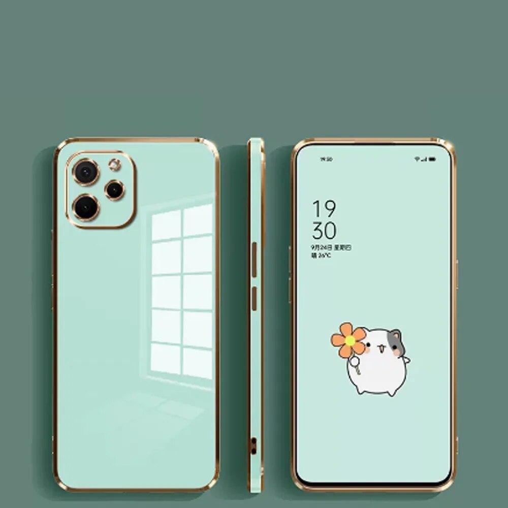 Чехол для Huawei Nova Y61, чехол для Huawei Nova Y90 Nova Y70 NOVA Y70 Plus nova y60, чехол для телефона, противоударный чехол, гальванический 6D