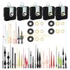 KX4B Набор из 5 тихих кварцевых часовых механизмов с assorted стрелками для DIY ремонта настенных часов