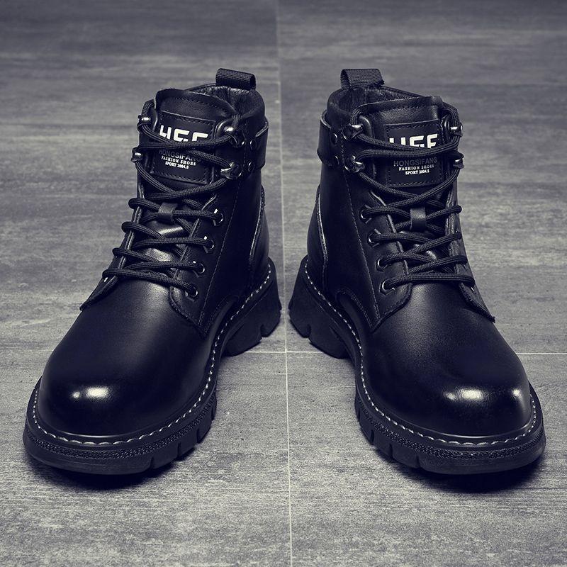 Martin Boots Men's Autumn Men's Shoes New Men's Boots High-top Shoes Versatile Tooling Boots Casual Leather Shoes