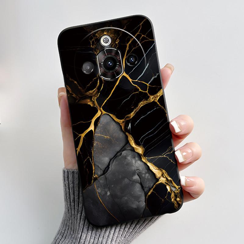 For ZTE Nubia Focus Pro 5G Case Z2351N Luxury Cute Heart Rabbit Soft TPU Silicon Matte Black Phone Casing Shockproof Back Cover