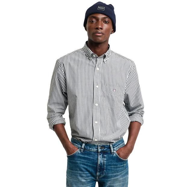 Gant Reg Stripe Long Sleeve Shirt