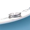 Men Ring Copper Opening Rings Hand Decor Retro Trendy Chain Lovers Jewelry for Party Decorations Jewelries Accessory