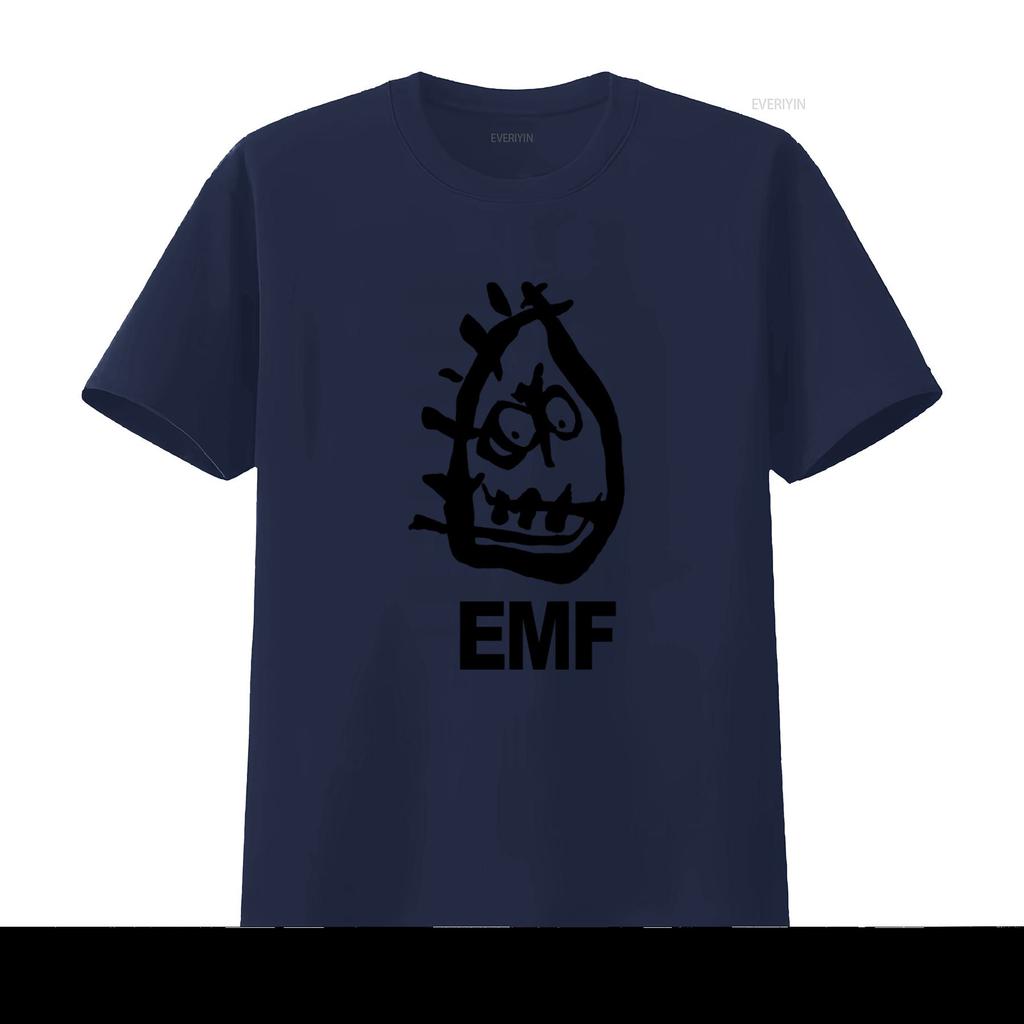 Редкая футболка с принтом концертного тура альтернативной рок-группы EMF винтажная стираная Унисекс Удобная уличная одежда Универсальная