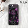 Чехол Funda для Apple iPhone 14 11 13 7 12 Pro 7 XR XS Max 8 Plus 6 14Pro 13Mini, черный мягкий чехол для телефона аниме Demon Slayer