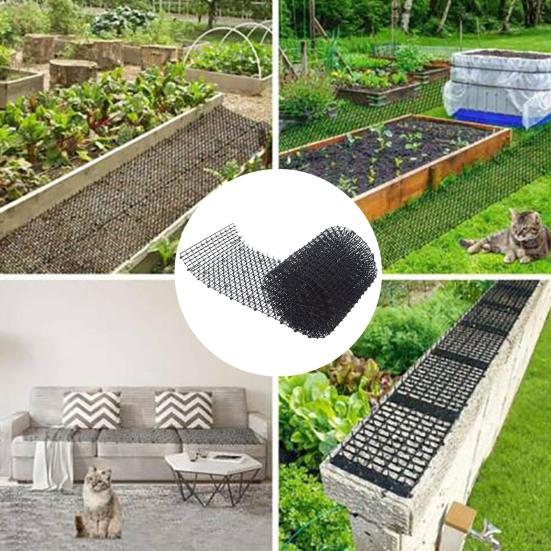 Садовая сетка, легко режется, коврик для кошачьего ската, средство от вредителей, защита от вредителей, садовый коврик против кошек, защита от животных, защита овощей