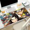 Игровой коврик для мыши Naruto Power Storm, большой, с нескользящей резиновой основой, водонепроницаемый, для офисного ПК, ноутбука