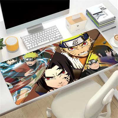 Игровой коврик для мыши Naruto Power Storm, большой, с нескользящей резиновой основой, водонепроницаемый, для офисного ПК, ноутбука