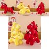 Traditional Red Foxtrot Horse Plush Toy For New Year Celebration And Gift Giving