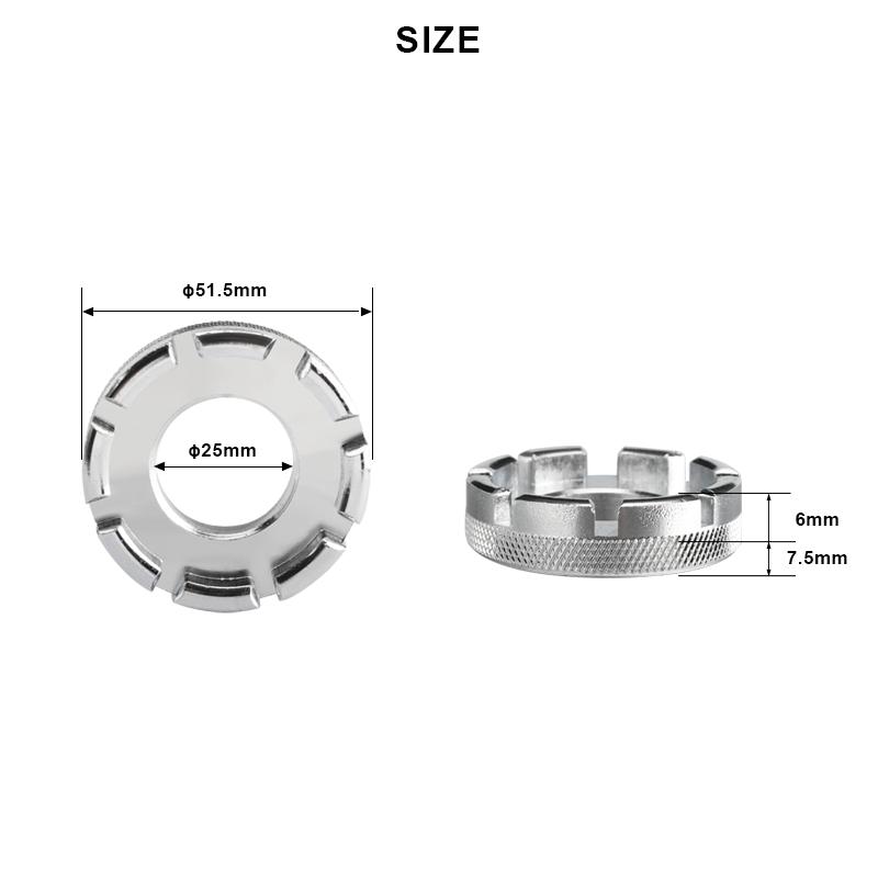 Ключ для спиц велосипеда, портативный ручной гаечный ключ для регулировки обода колеса велосипеда, 8-позиционный прочный инструмент для ремонта горного велосипеда, аксессуары для велоспорта