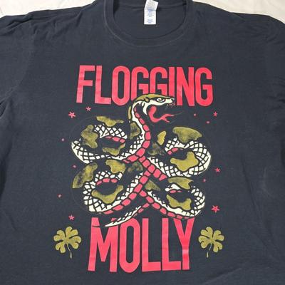 Футболка группы Flogging Molly Моряк Змея S-234XL Унисекс Футболка