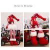 Festival Ornaments Decoration Celebration Gift Old Man Rudolph Glowing Elf Dwarf Goblin Lights Doll