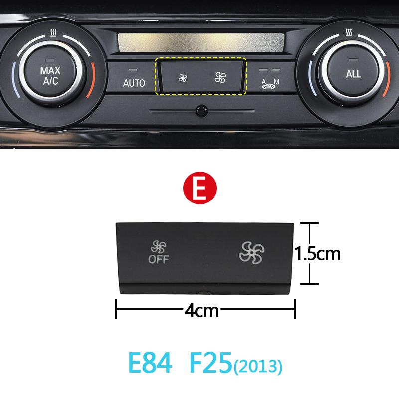 Накидки с кнопкой регулировки громкости на приборной панели для BMW 1 2 3 4 X1 X3 X5 X6 Series F20 F30 F35 F80 F25 F26 E70 E84
