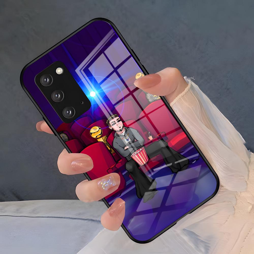 Rapper A-Anuel AA Phone Case For Samsung S26 S25 Plus S20 S20 Plus S22 Ultra S23 FE S21 Plus S21 Ultra Glass Cover