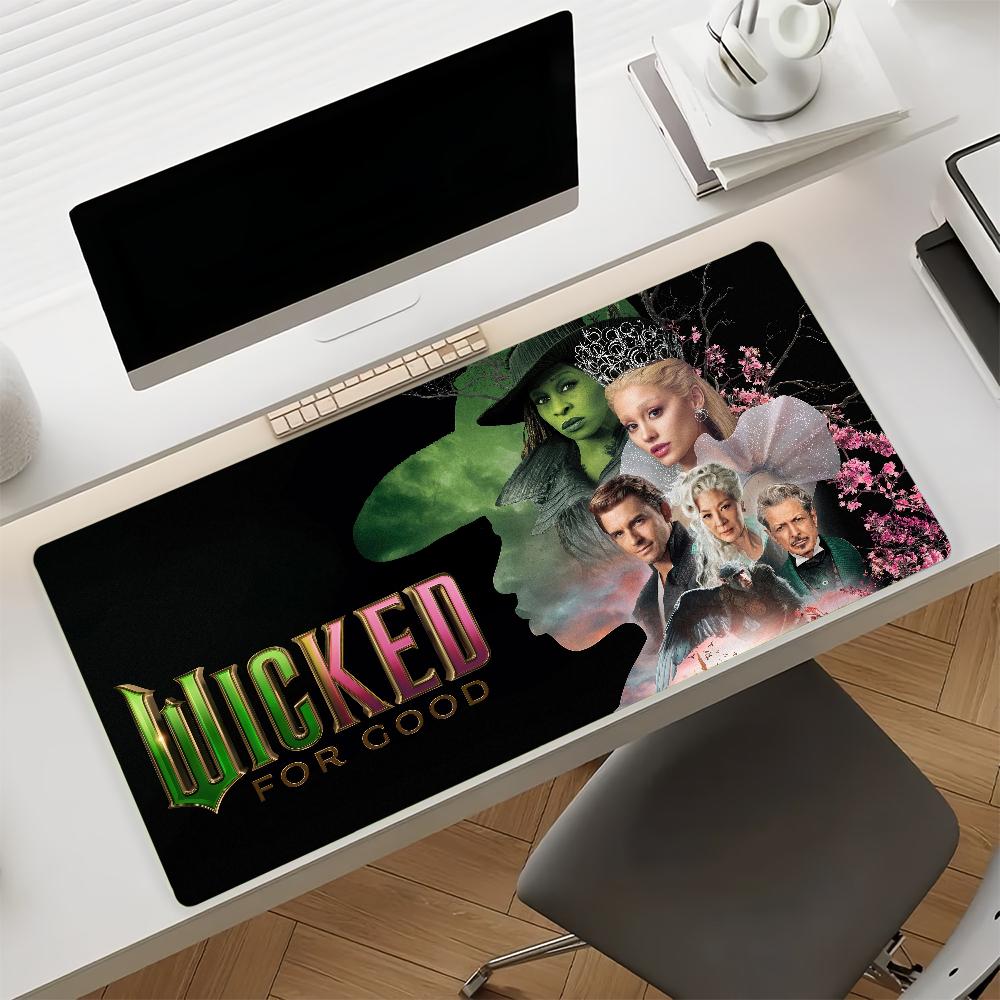 Movie Wicked For Good Mouse Pad Nonslip Locking Edge DeskMat PC Laptop Accessories Rubber Office Keyboard Large Game