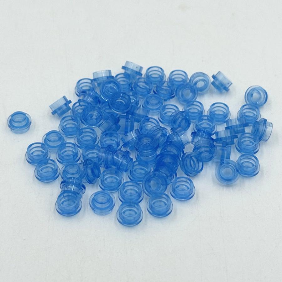 200 шт. DIY строительные блоки 1x1 круглая пластина Pixel Art Kit кирпич оптом, совместимый 4073 аниме-фигурка, просветляющий подарок для детей