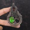 Tree Of Life Copper Green Turquoise Pendant Copper Wire Wrapped Gemstone Pendant Handmade Wire Weaving Pendant Gift For Women Copper Jewelry