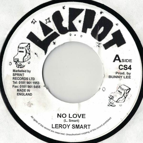 7-дюймовая пластинка LEROY SMART KING TUBBY AGGROVATO No Love CS4 Jackpot Великобритания 1975 Великобритания Регги Ска Даб