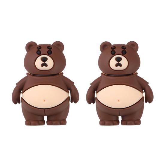 2Pcs Anti-Collision Sticker for Cars And Homes Soft Silicone Buffering Tool for Doors Walls Corners Cushions Bumps And Noise Cute Squeezable Doll