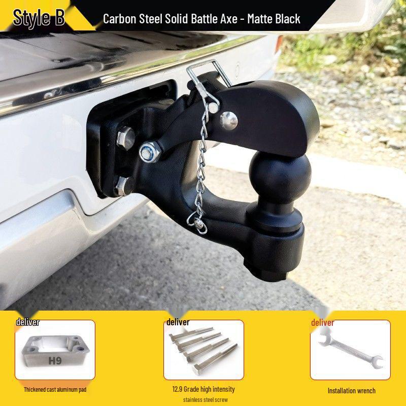 Крюк заднего фаркопа из нержавеющей стали для Haval H9 2015-2022 - Внедорожный Специальный