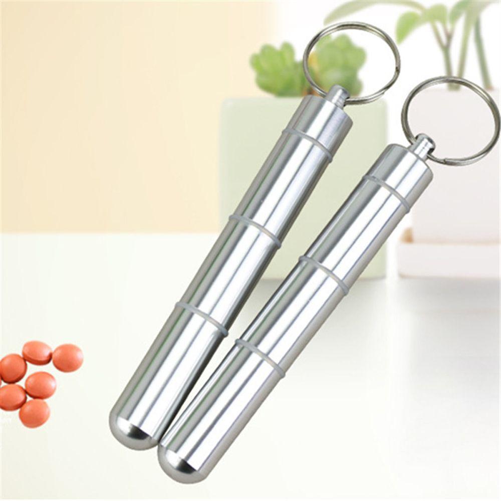 Aluminum Zinc Zinc Alloy Pocket Pill Storage Pill Case Pill Case Pill Container Pill Box Organizer Box