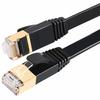 FOSTO Cat7 LAN Cable 3M Ethernet Cable Category 7 Flat Cable High Speed ??STP Nail Break Prevention RJ45 Commercial Outdoor Use for PS4 Xbox Modem Rou