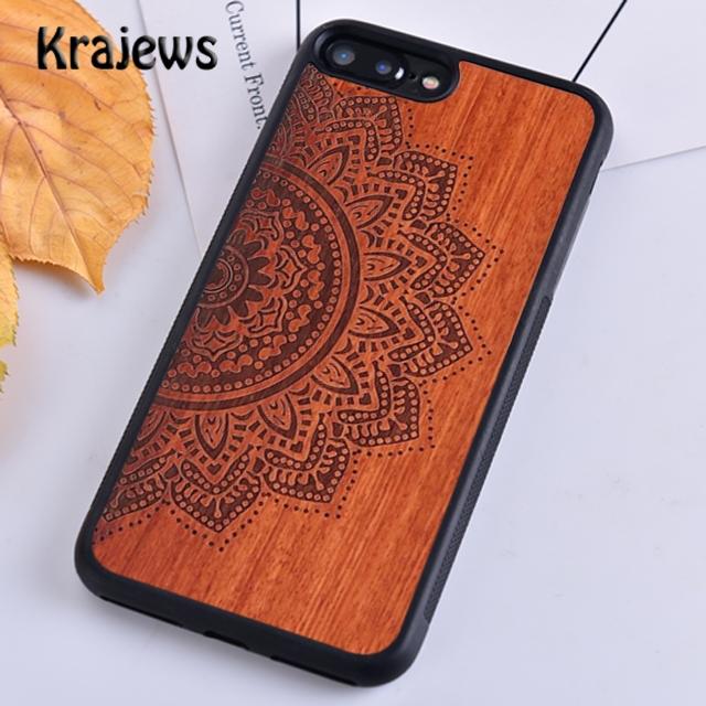 Krajews Чехол-накладка в индийском стиле с яркой мандалой для iPhone 17 Air 16 15 14 plus 11 12 13 pro max coque Fundas