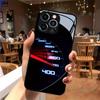 Чехол Speed Phone для iPhone 17 16 16e 15 14 13 12 Mini 11 Air Pro XS Max XR X Plus Стеклянная Силиконовая Рамка Задняя Крышка Ограниченная Серия Sprint
