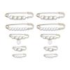 10 Pcs Pearls Brooches Waist Pants Extender Safety Pins Fashion Clothing Pin Sweater Shawl Clip Gift for Women Girls