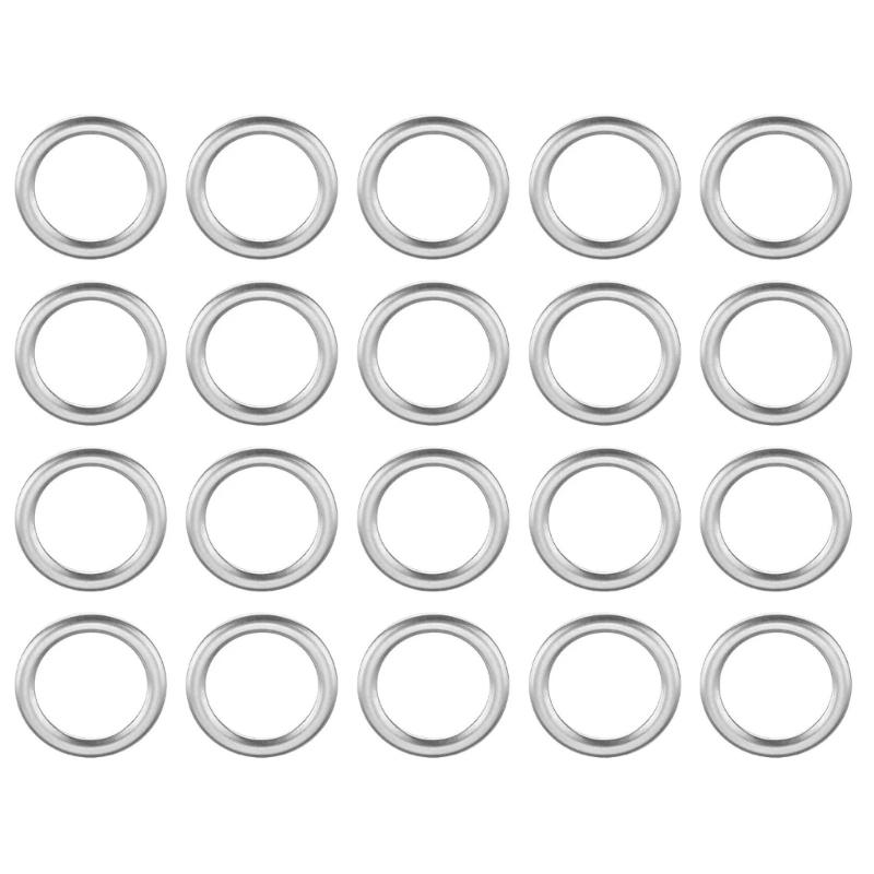 Automobile Engine Oil Pan Drain Plug Sealing Gasket Metal Washer N0138157 for Multiple Models Car