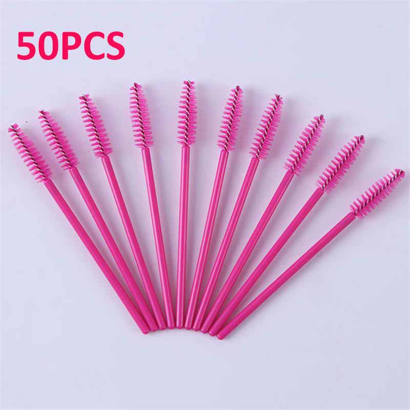 50 шт. одноразовая спиральная щеточка для ресниц, щеточка для бровей, расческа для наращивания ресниц, инструмент для макияжа, дорожный бизнес, портативный