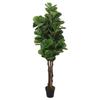 VidaXL Ficus Lyrata Artificial 134 Leaves 120 Cm Green 359012