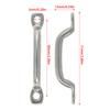 2Pcs 79in Universal Cooler Battery Tie Down Nylon Lashing Straps with Stainless Steel Cam Buckles Kit for RV Boat Camper Toolbox
