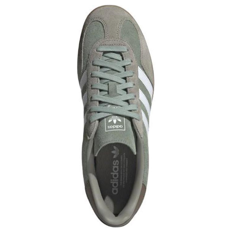 Новые Adidas Gazelle Indoor 'Silver Green' JI3526