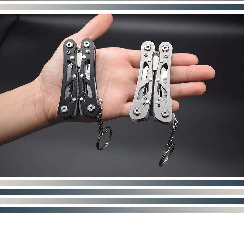 Портативный многофункциональный инструмент для кемпинга: Складные мини-плоскогубцы
