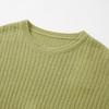 Elva' Island Women's Round Neck 100% Wool Long Sleeve Knit Sweater