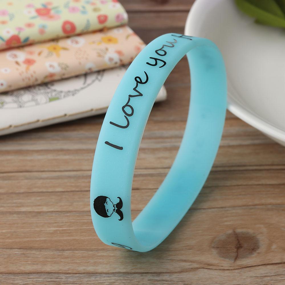 Unisex Glow In The Dark Shine Silicone Bracelet Luminous Wristband Rubber Bangle Silica Gel