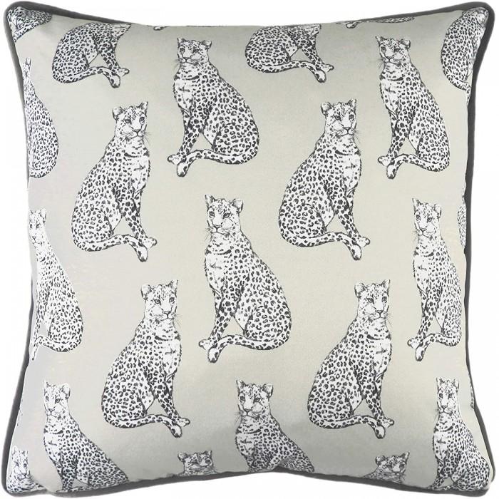 Evans Lichfield Safari Leopard Monochrome Cushion Cover