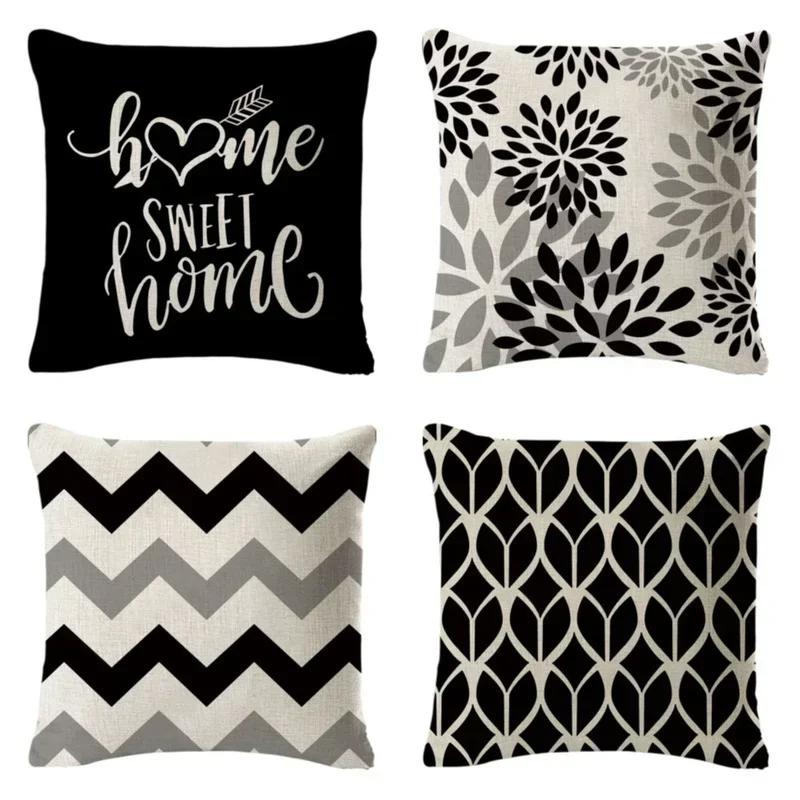 Geometric Figure Doublesided Printed pillow cover Short plush Suitable living rooms bedrooms sofas throw cushion cover