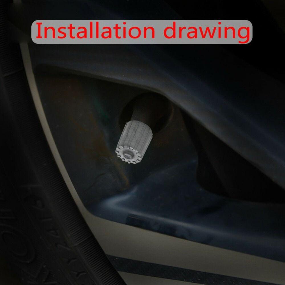 Plastic Dustproof Tire Valve Cap TPMS Tire Cap Tire Valve Stem Caps Tyre Valve Dust Covers