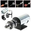 DC 12V-36V Lathe Press 555 Motor with Miniature Hand Drill Chuck and Mounting Bracket DIY Tool Set