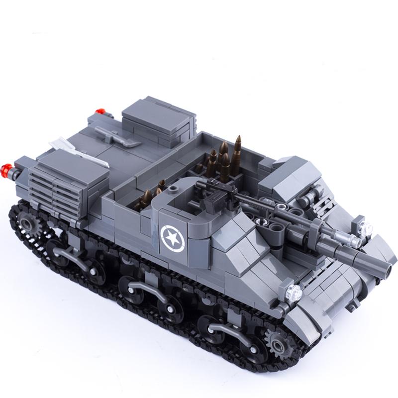 MOC Серия Военных Танков Строительные Блоки Фигурки Армейских Солдат Транспортное Средство Спецназ Бронированный Американский Автомобиль Пушка Грузовик Кирпичики Игрушки Подарок