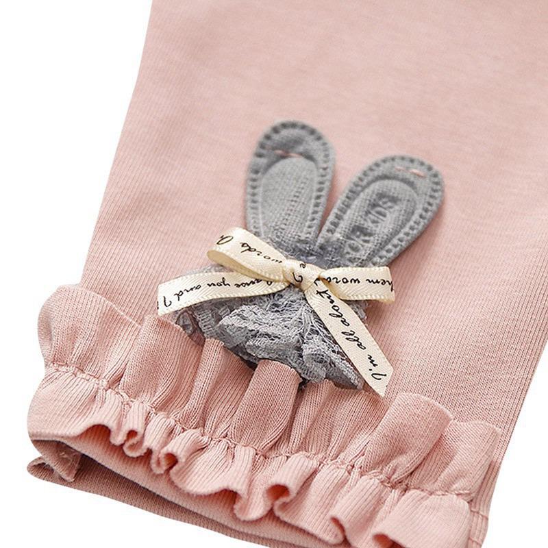 Детские брюки для маленьких девочек, милые длинные брюки, детские эластичные брюки