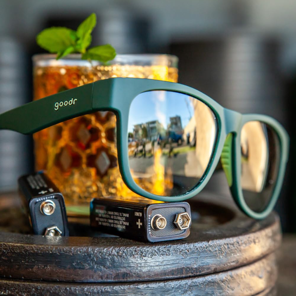 Goodr BFG Series Sunglasses UV Stays In and Mirrored Lenses for Men and Perfect for Mountain and Outdoor Activities Julep [goodr] Lightweight,