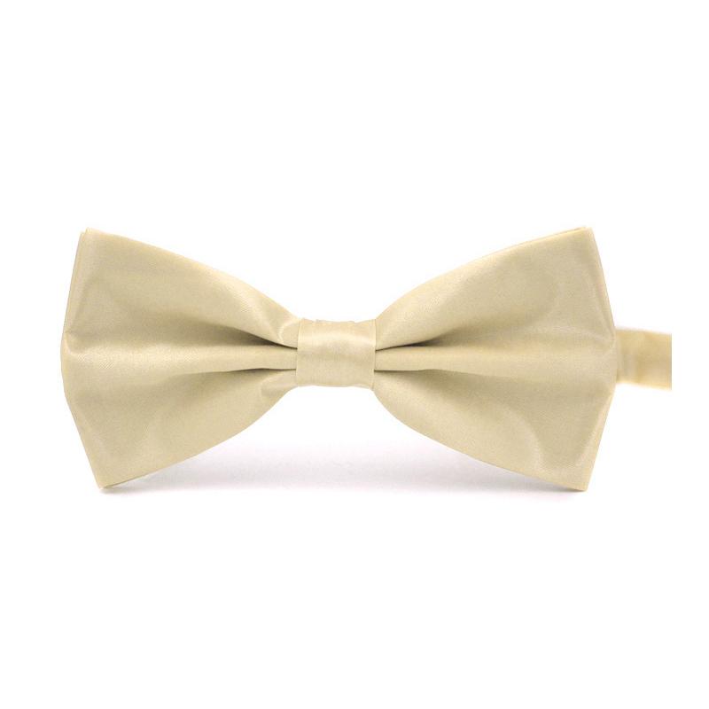 Double Bow Tie Men's Solid Shiny Casual Adult Multi Multi Colours