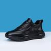 Lightning Black Casual Sneakers For Men With Thick Sole And Eva Insole Perfect For Running And Sports