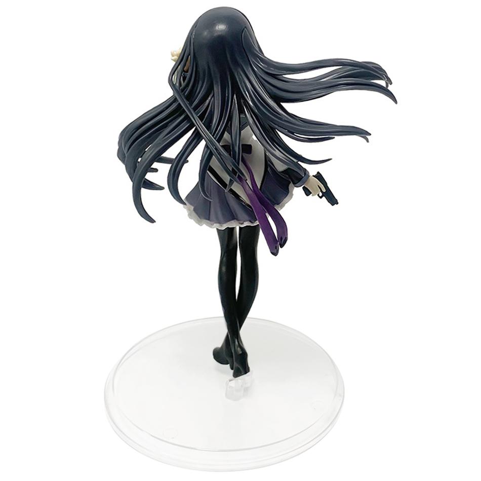 Аниме Puella Magi Madoka Magica Фигурка 17 см Akemi Homura Фигурка ПВХ Модель Украшения Кукла Детская Игрушка